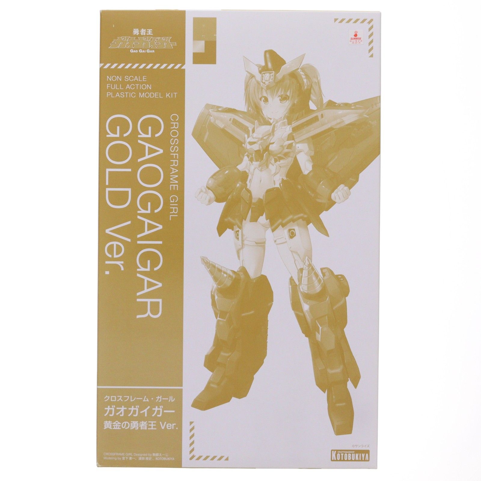 クロスフレーム・ガール ガオガイガー 黄金の勇者王 Ver. 勇者王ガオガイガー プラモデル 海外イベント&コトブキヤショップ限定(CG002) コトブキヤ