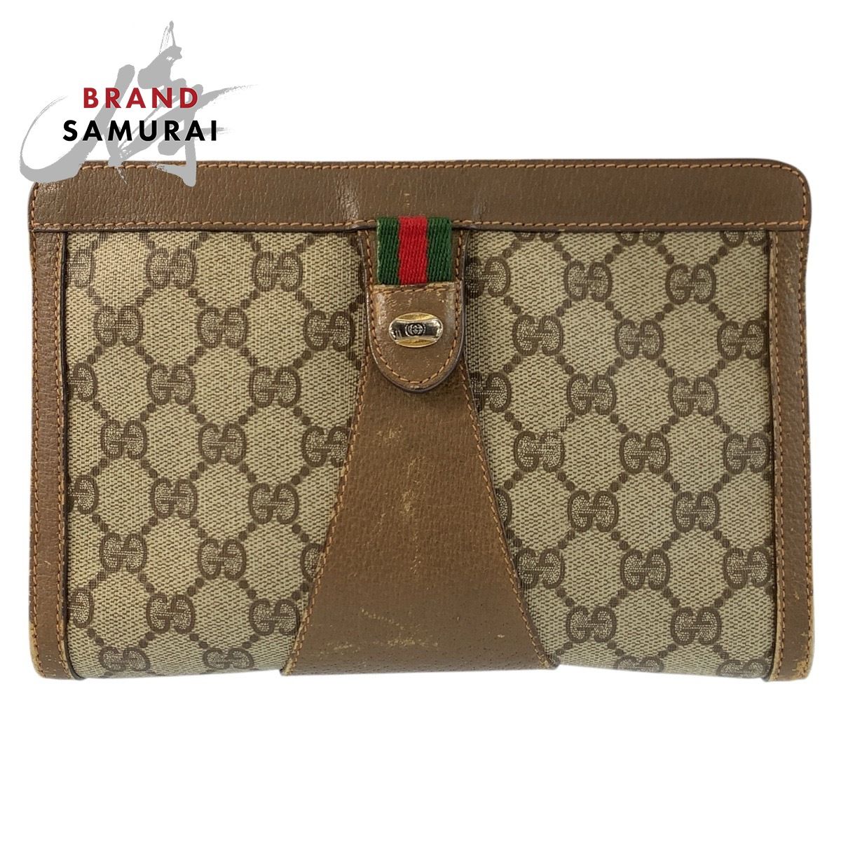 GUCCI グッチ ヴィンテージ シェリーライン ベージュ GGスプリーム