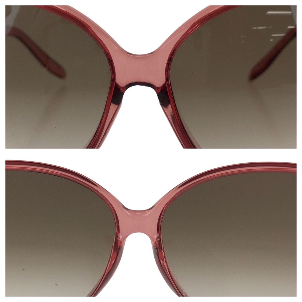 美品 GUCCI グッチ ラブリー ハート ピンク ブラウン ゴールド金具