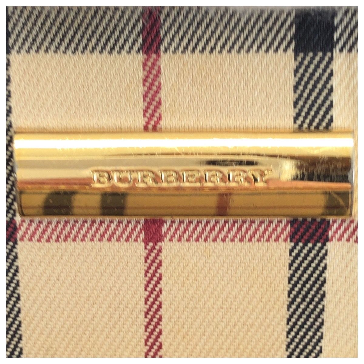 BURBERRY バーバリー ロゴ ベージュ ゴールド金具 レザー ショルダー