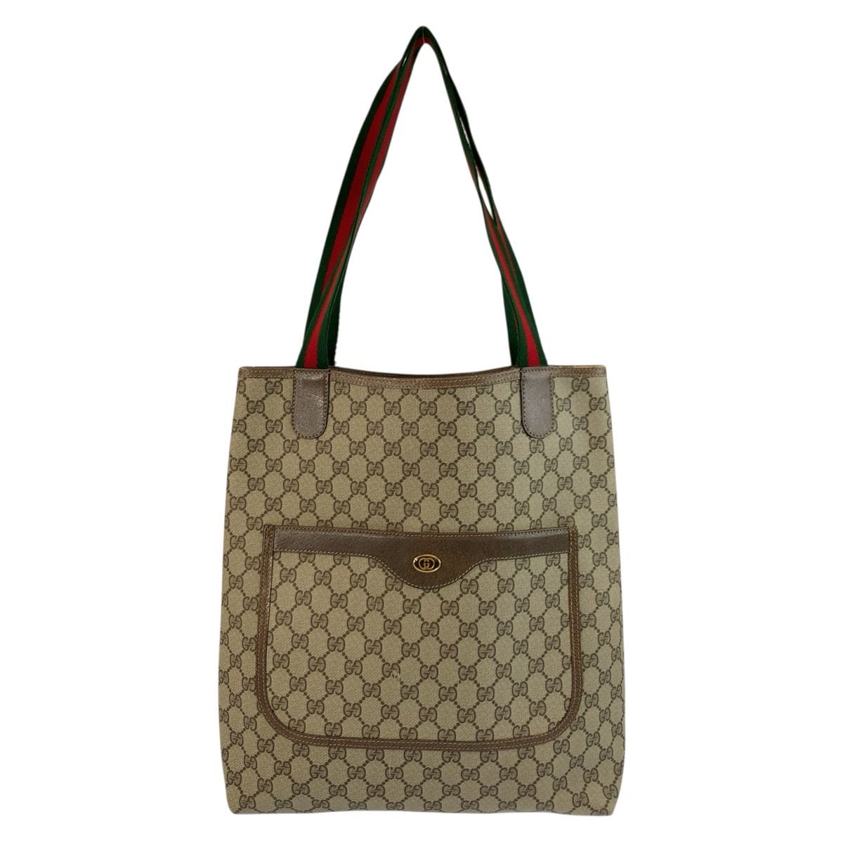 美品 GUCCI グッチ ヴィンテージ シェリーライン GGスプリーム