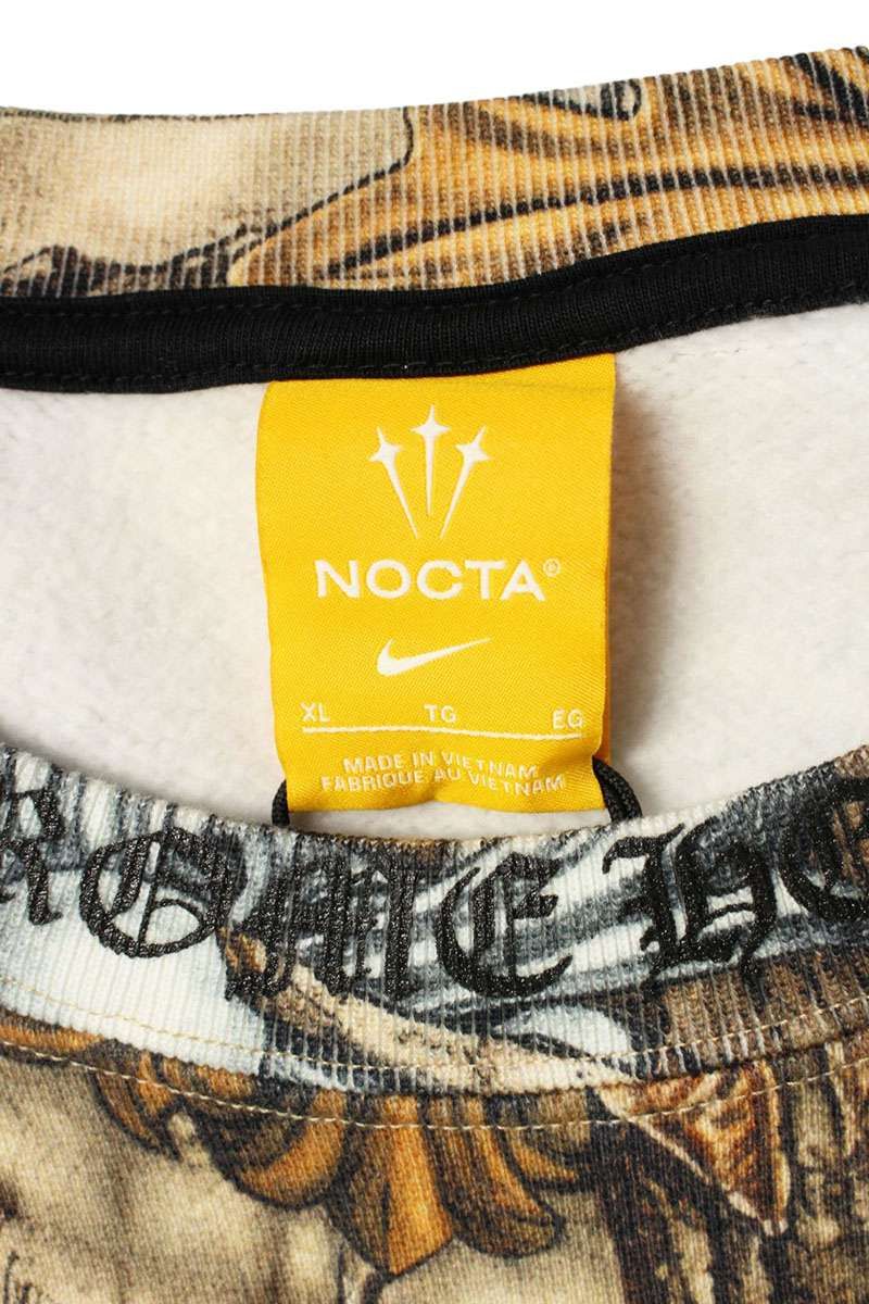 クロムハーツ NOCTA CREW NECK ナイキドレイク総柄クルーネック