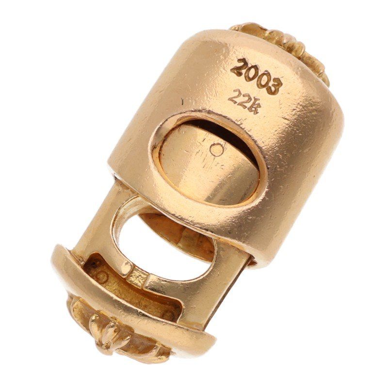 クロムハーツ 22K LACESTPPRV1/レースストッパー ゴールドネックレス