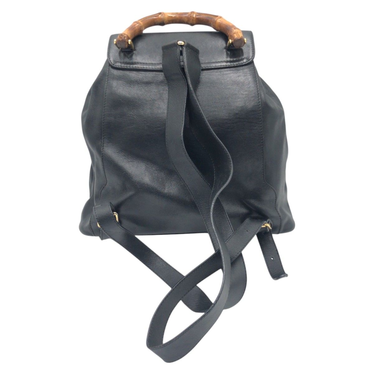 GUCCI グッチ バンブー ブラック 黒 レザー 003 1998 0016 リュック
