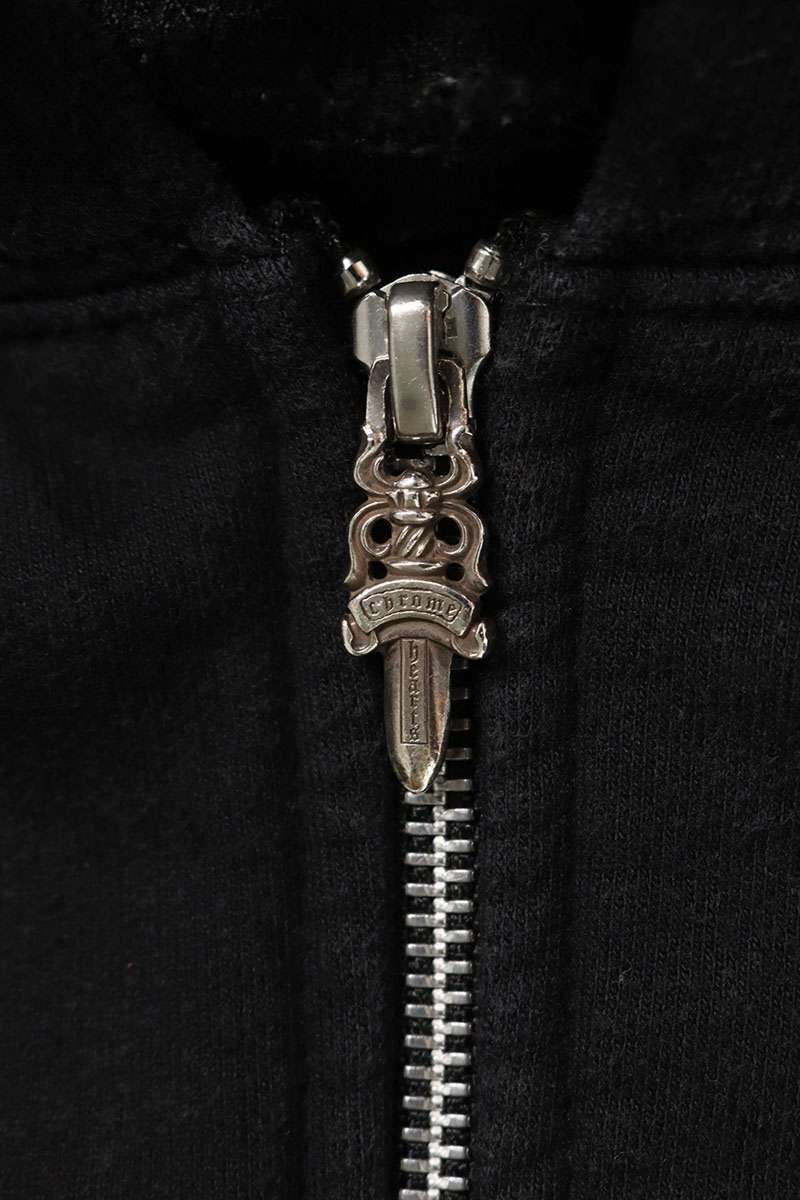 クロムハーツ THRML HD ZIP/裏地サーマルジップ 袖ロゴプリントダガー