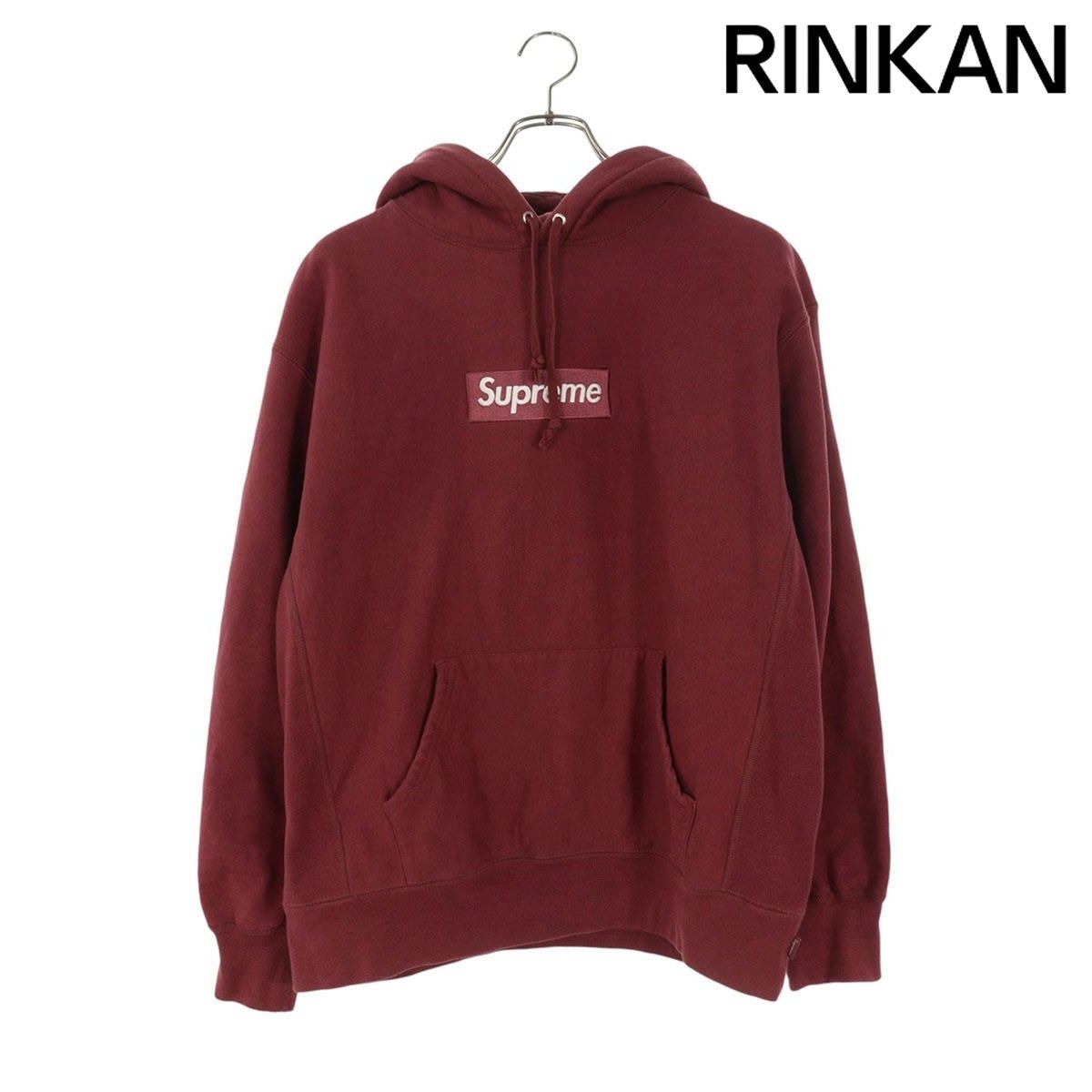 シュプリーム 21AW Box Logo Hooded Sweatshirt ボックスロゴフーデッドスウェットシャツパーカー メンズ M