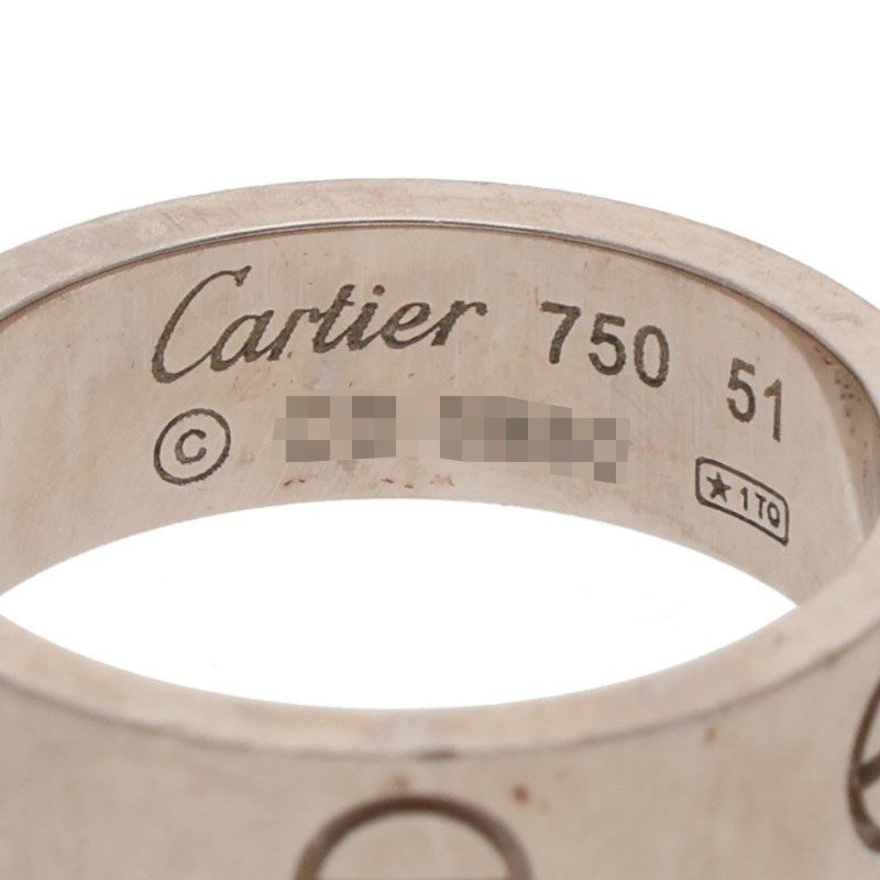 カルティエ  LOVE RING ラブリング K18WGリング メンズ 11号/51 カルティエ LOVE RING ラブリング K18WGリング メンズ 11号/51 - メルカリ