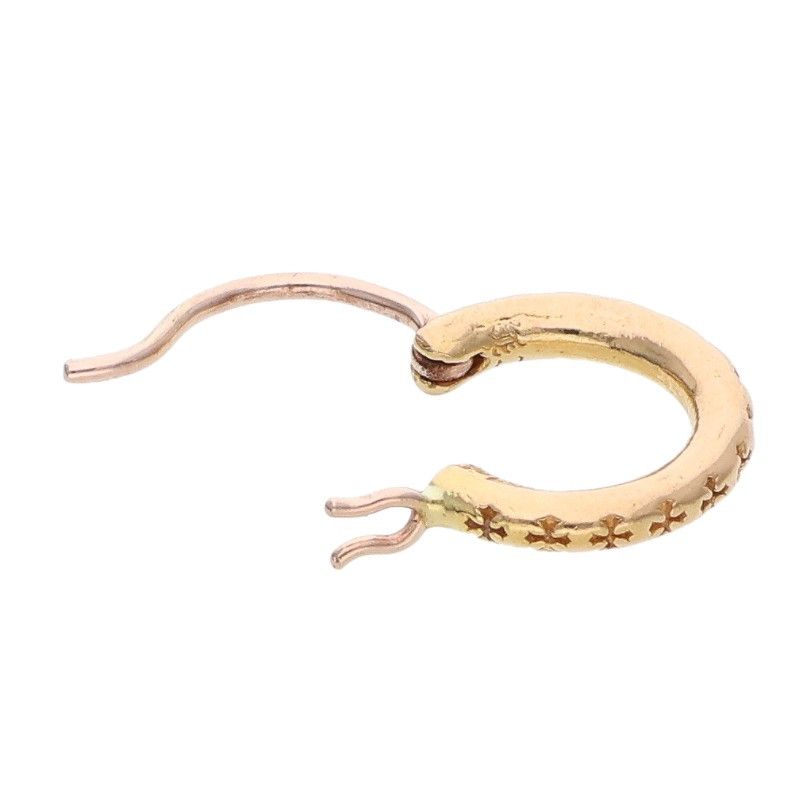クロムハーツ 22K ER TFL ゴールドピアス メンズ - メルカリ