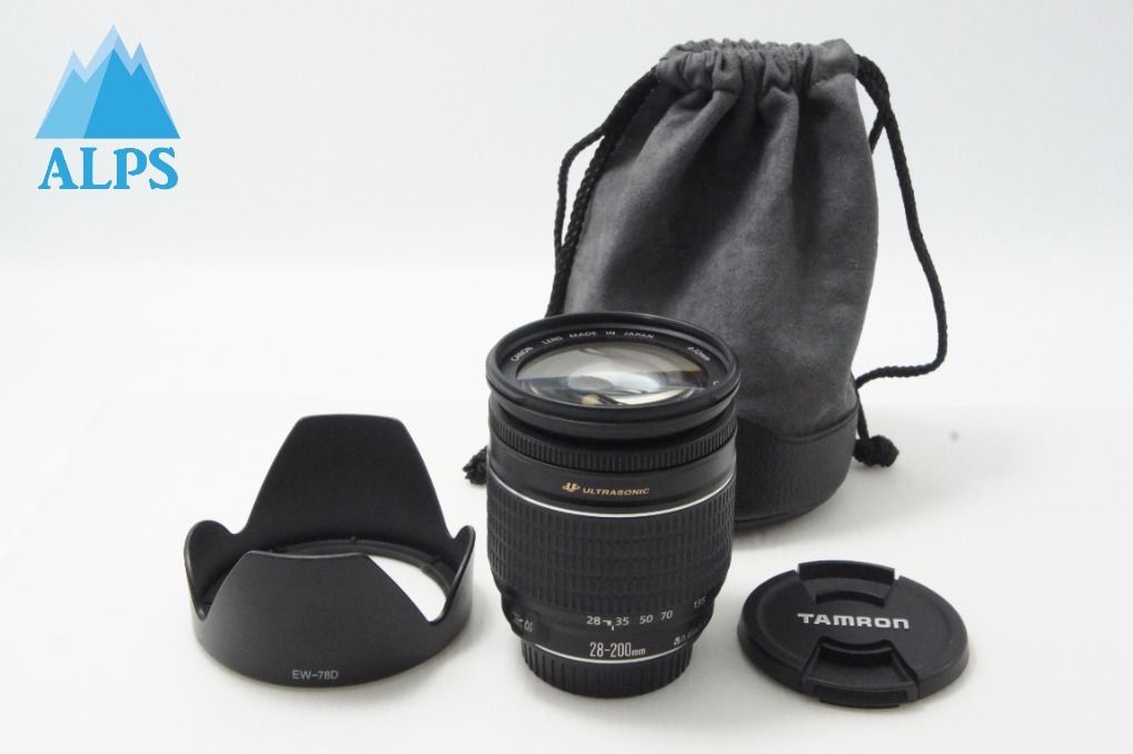 Canon キヤノン EF 28-200mm F3.5-5.6 USM フルサイズ ズームレンズ フード ポーチ付 260624bd