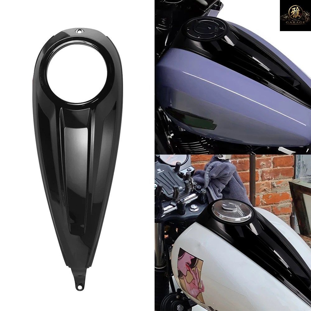 モーターサイクル用スムースダッシュフューエルコンソールカバー（光沢仕上げ）ハーレーダビッドソン ストリートグライド CVO ロードグライ