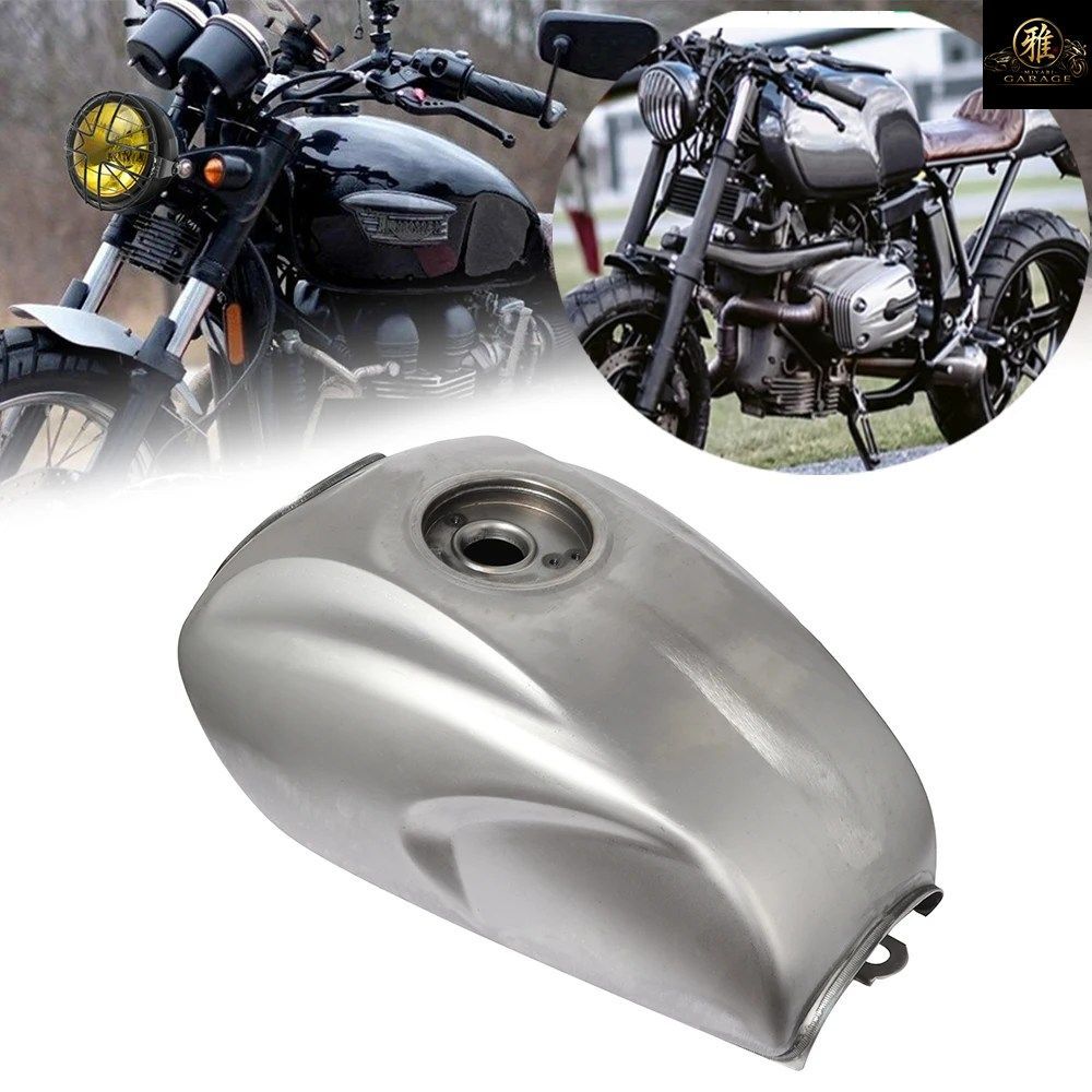 11L 未塗装 オートバイ用ガソリン燃料タンク オイルボックス 未塗装 レトロ カフェレーサー スクランブラー ホンダ CG125 CG250