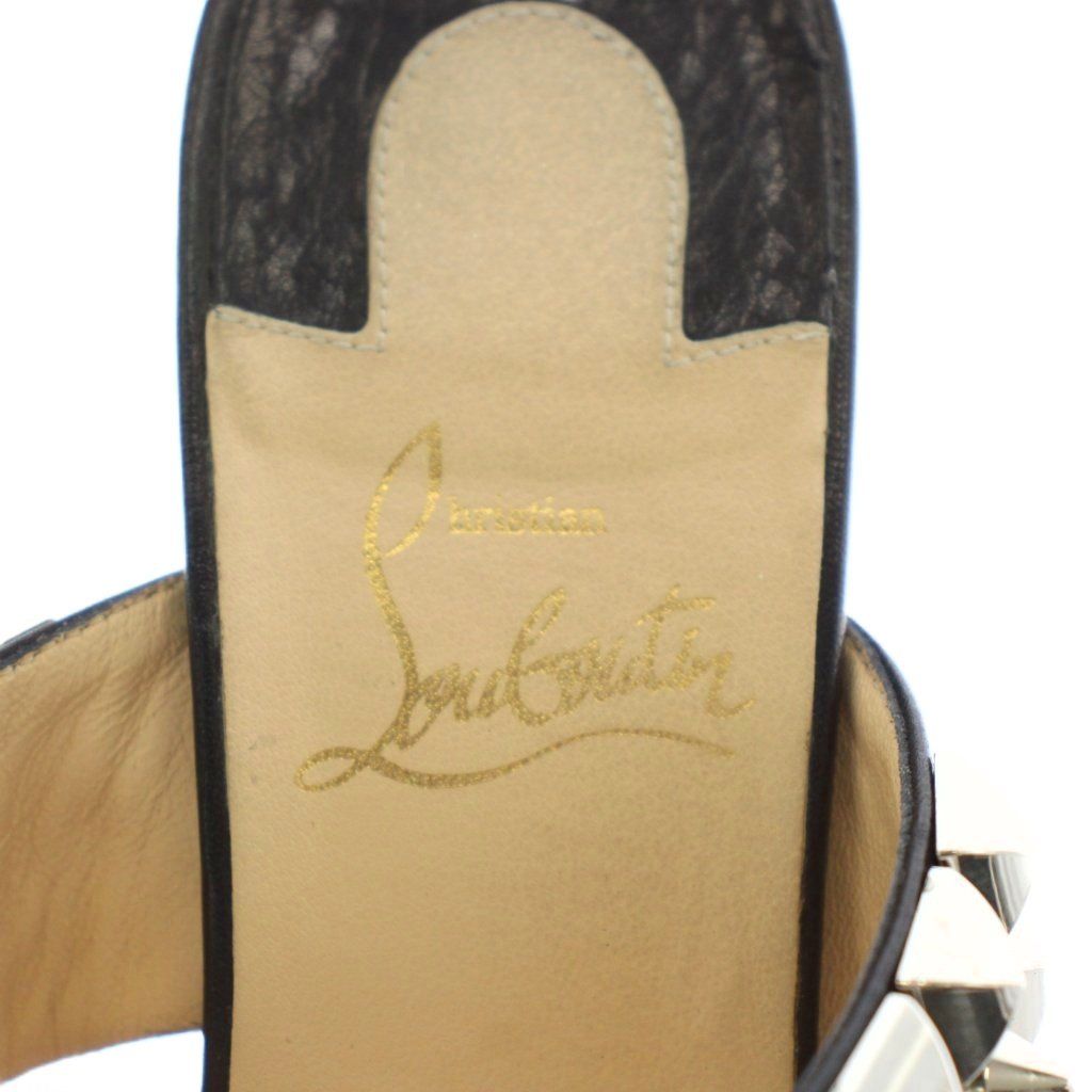 クリスチャンルブタン Christian louboutin サンダル スタッズ ヒール