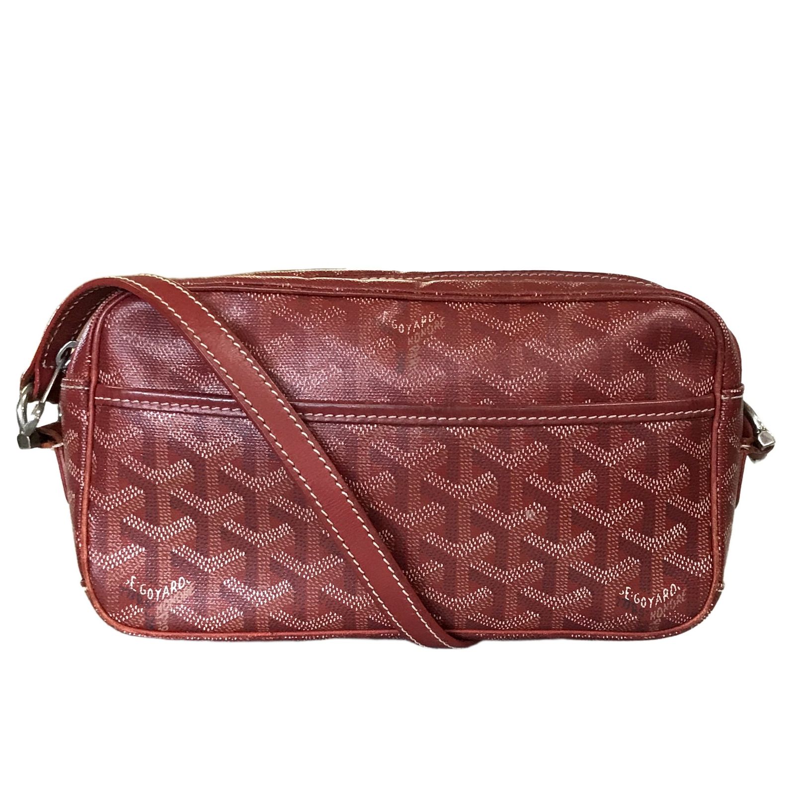 GOYARD ゴヤール カップヴェールPM ショルダーバッグ ポシェット クロスボディ レッド レディース メンズ 一般中古 T11371840