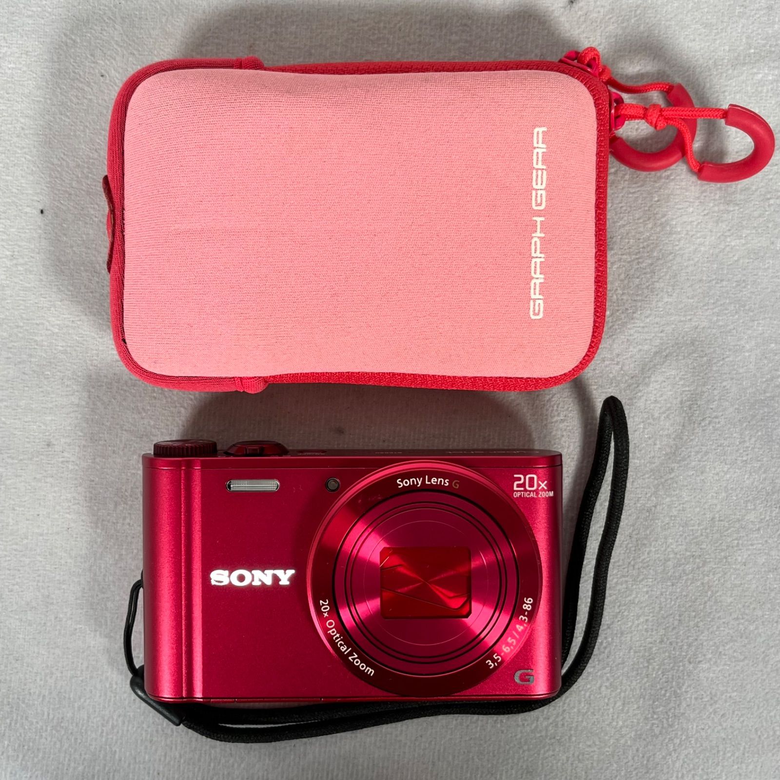 管2606-179】SONY ソニー サイバーショット DSC-WX300 レッド
