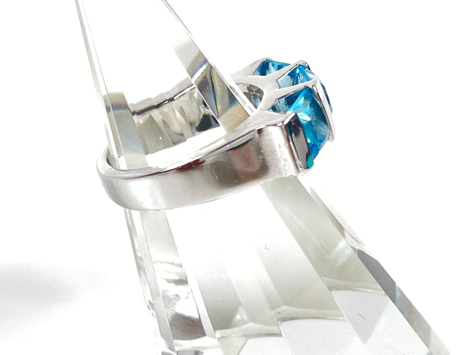 スワロフスキー SWAROVSKI クリスタル リング 指輪 刻印M/実寸15号