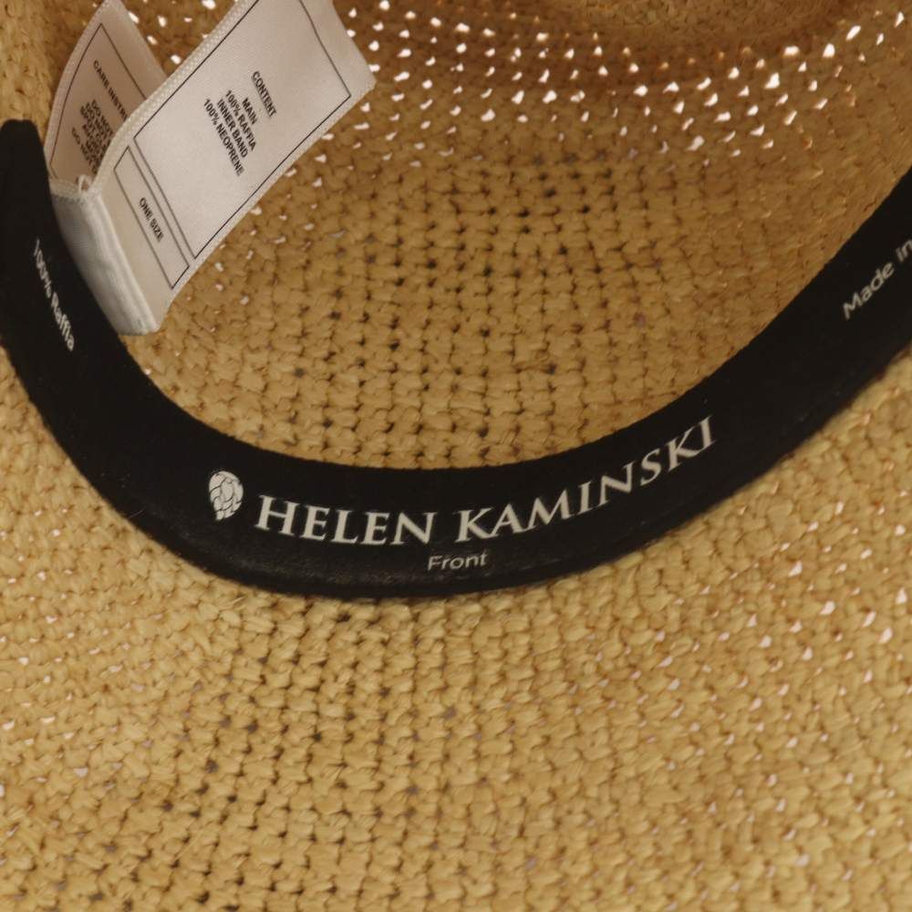 ヘレンカミンスキー HELEN KAMINSKI 麦わら帽子 茶 ブラウン /AN22