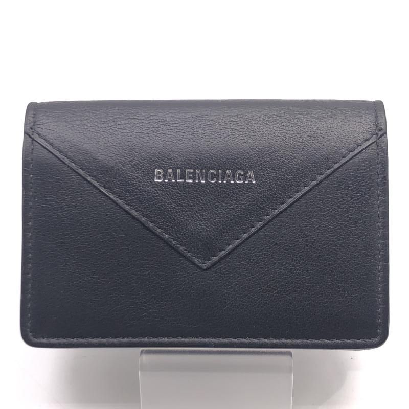 【中古】BALENCIAGA PAPIER 名刺入れ 505238 ブラック　バレンシアガ[17]
