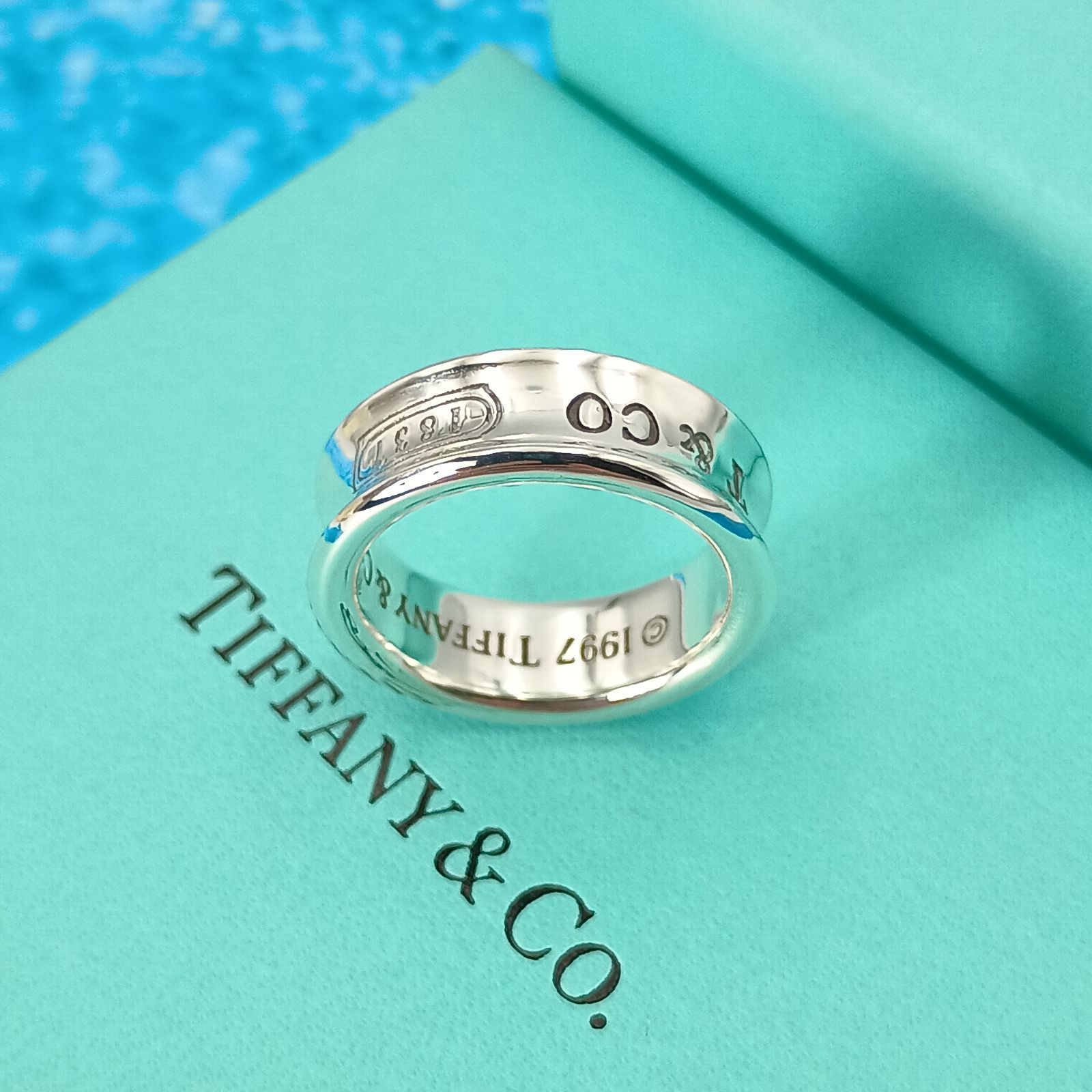 TIFFANY&Co. ティファニー 13号 ナローリング メンズ レディース ユニ