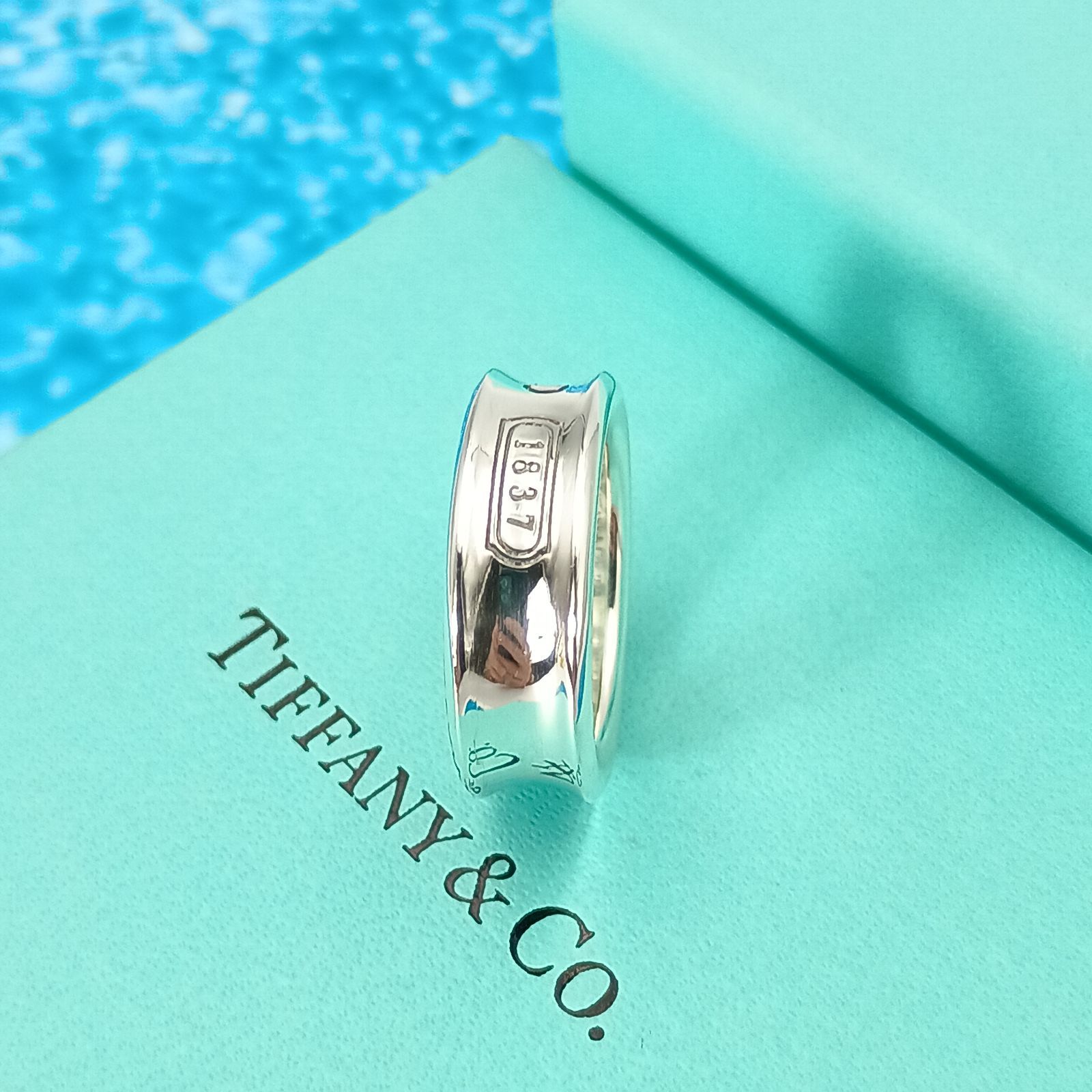 TIFFANY&Co. ティファニー 13号 ナローリング メンズ レディース ユニ