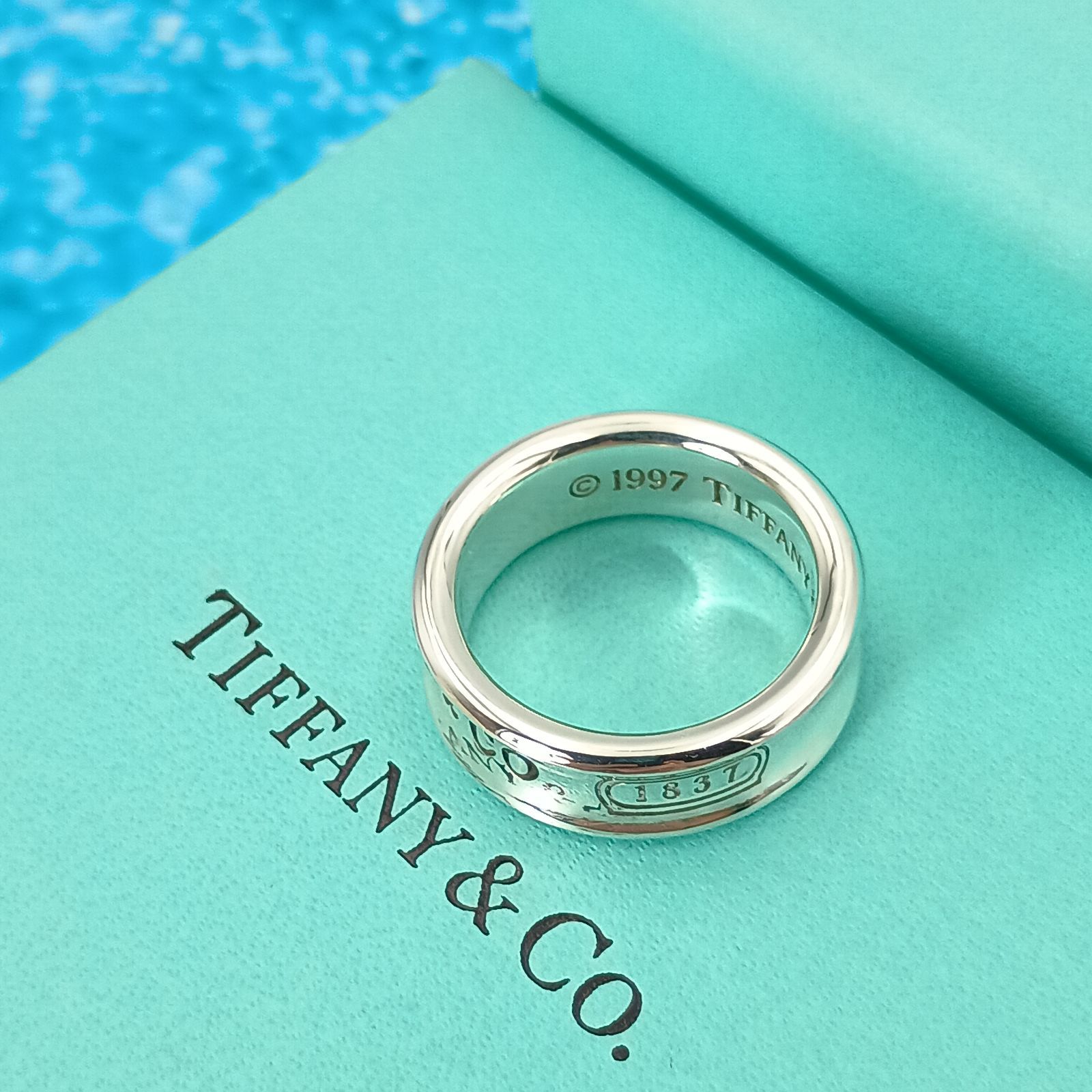 TIFFANY&Co. ティファニー 13号 ナローリング メンズ レディース ユニ
