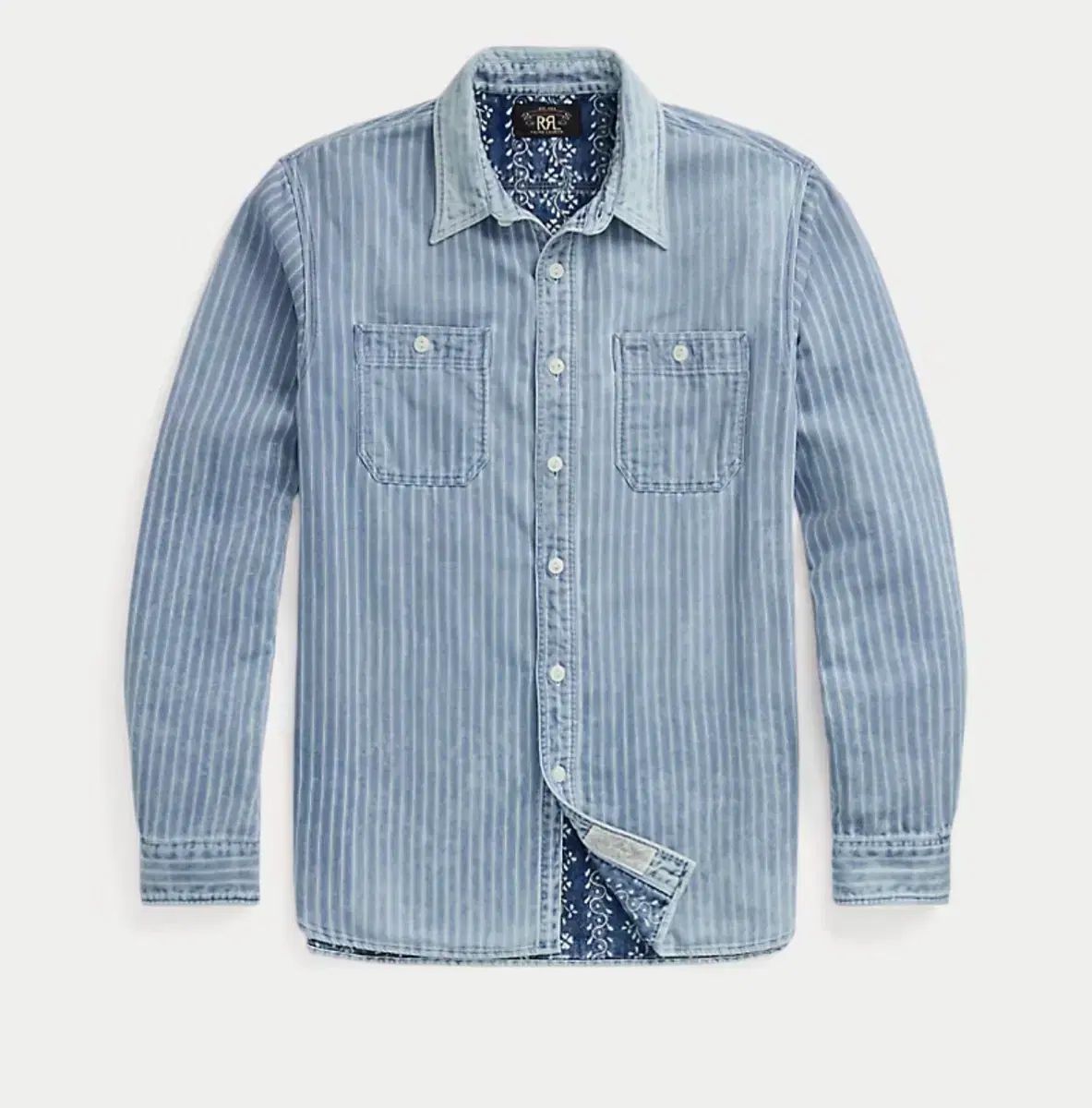 RRL ダブルアールエル ダブルフェイス ワークシャツ M 出品
