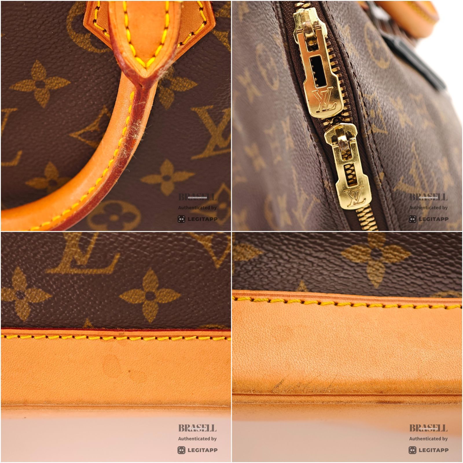 LOUIS VUITTON アルマ M51130 バッグ ハンドバッグ ゴルフ ブラウン レディース メンズ パドロック 鍵