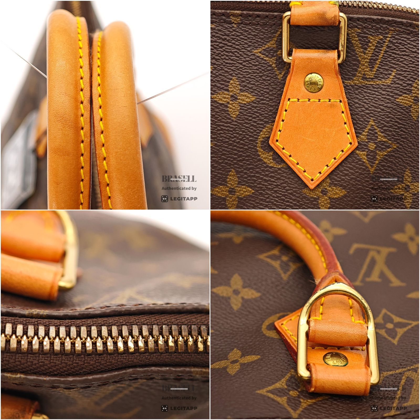 LOUIS VUITTON アルマ M51130 バッグ ハンドバッグ ゴルフ ブラウン レディース メンズ パドロック 鍵
