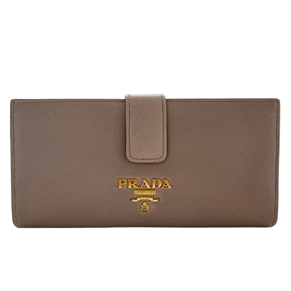 プラダ PRADA 財布 レディース ブランド 長財布 サフィアーノ CIPRIA ピンク １MV025 おしゃれ 大人 【中古】