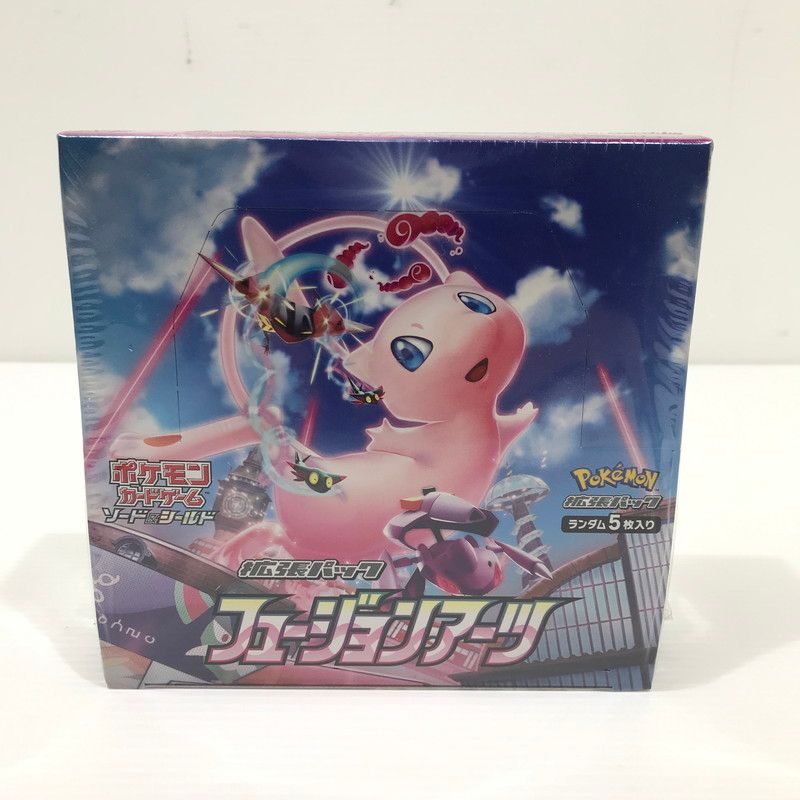 【中古美品】 ★ 未開封(シュリンク裂けあり) ★角潰れあり ★ポケモンカードゲーム フュージョンアーツ 【063-260525-rt-04-tag】
