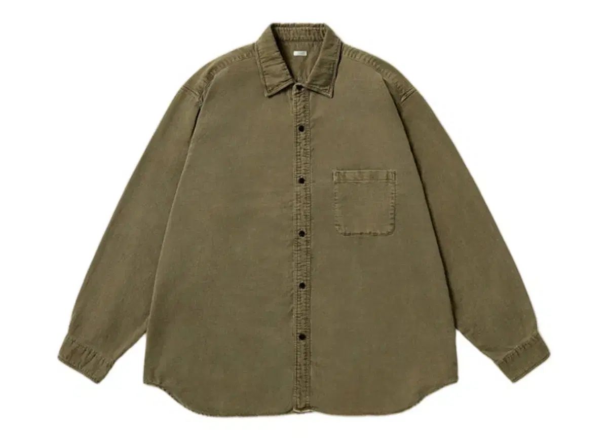 2 アプレッセ モールスキン シャツ カーキ