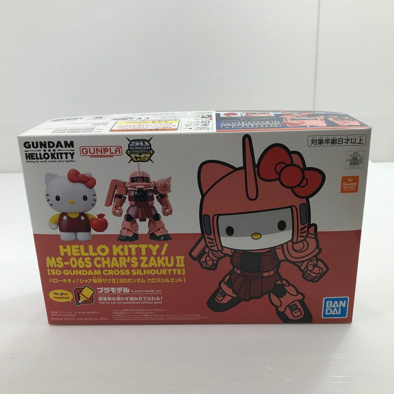 中古美品】 ハローキティ シャア専用ザクⅡ SDガンダム クロス