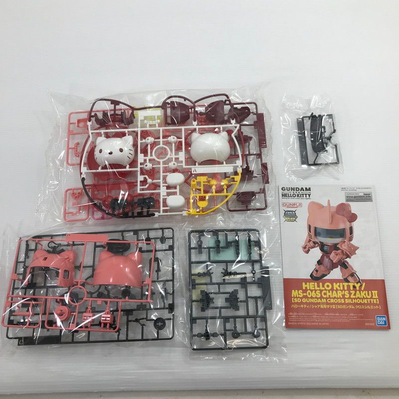 中古美品】 ハローキティ シャア専用ザクⅡ SDガンダム クロス