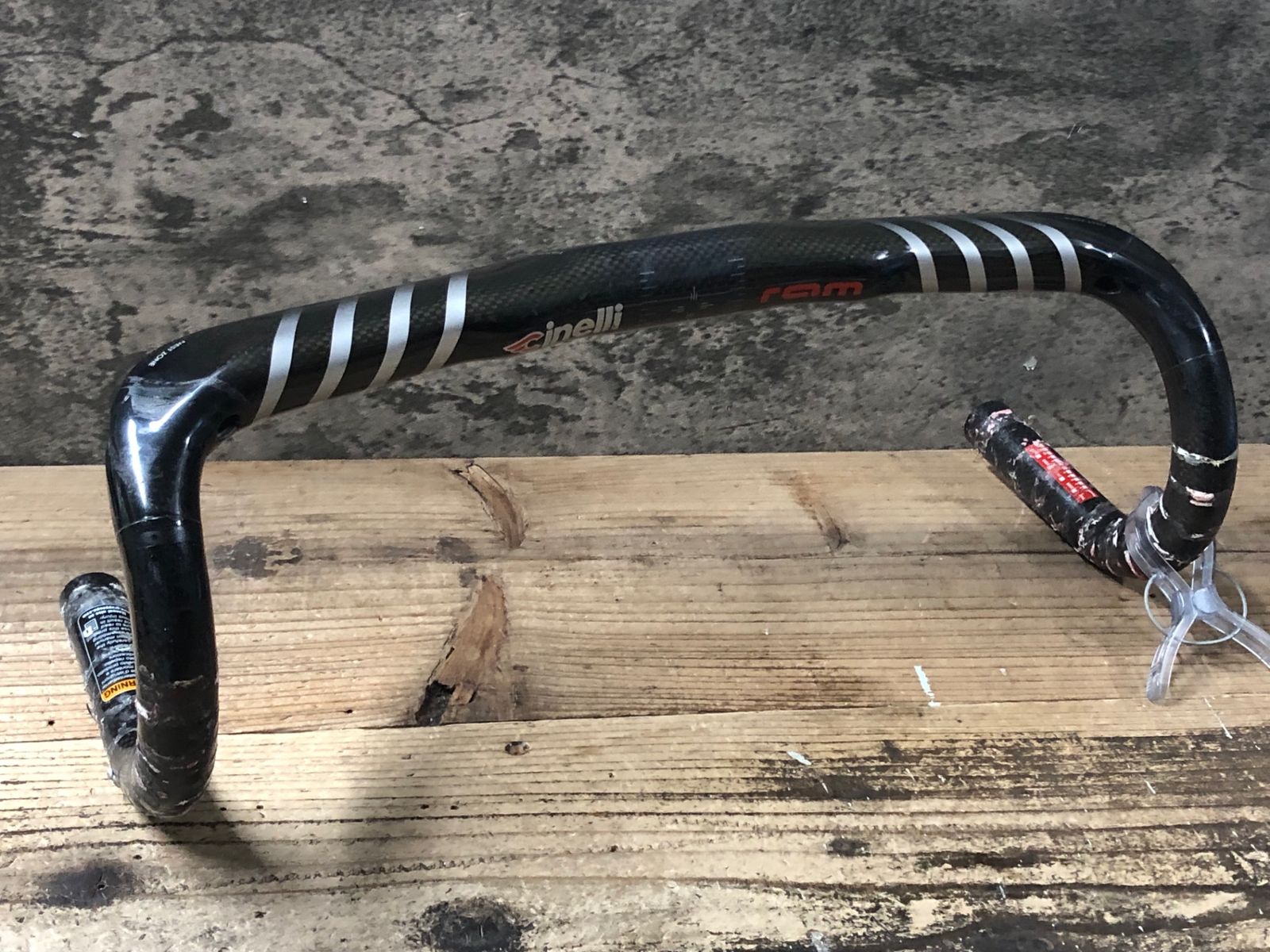 KG141 チネリ cinelli ram カーボン ドロップハンドル エンド部C-C 420mm Φ31.8