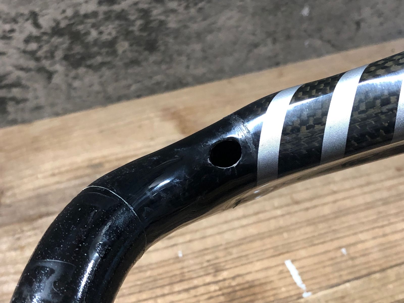 KG141 チネリ cinelli ram カーボン ドロップハンドル エンド部C-C