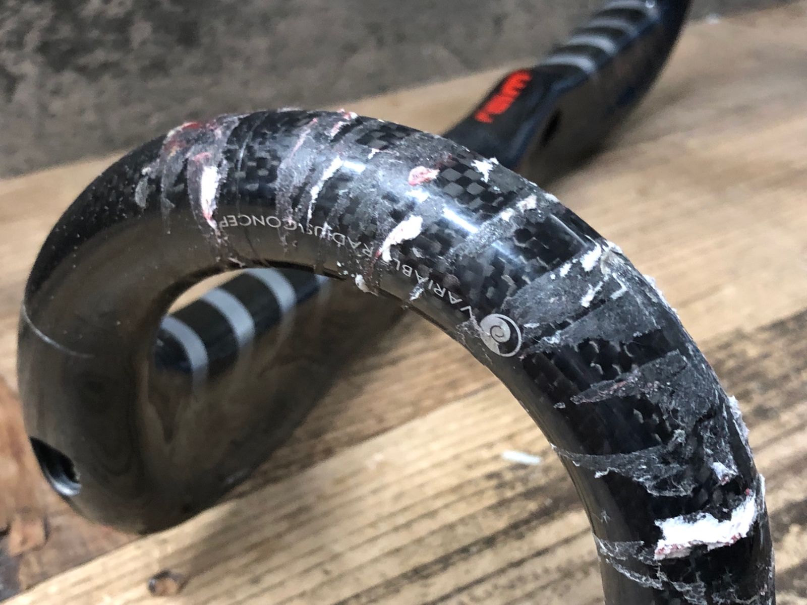 KG141 チネリ cinelli ram カーボン ドロップハンドル エンド部C-C