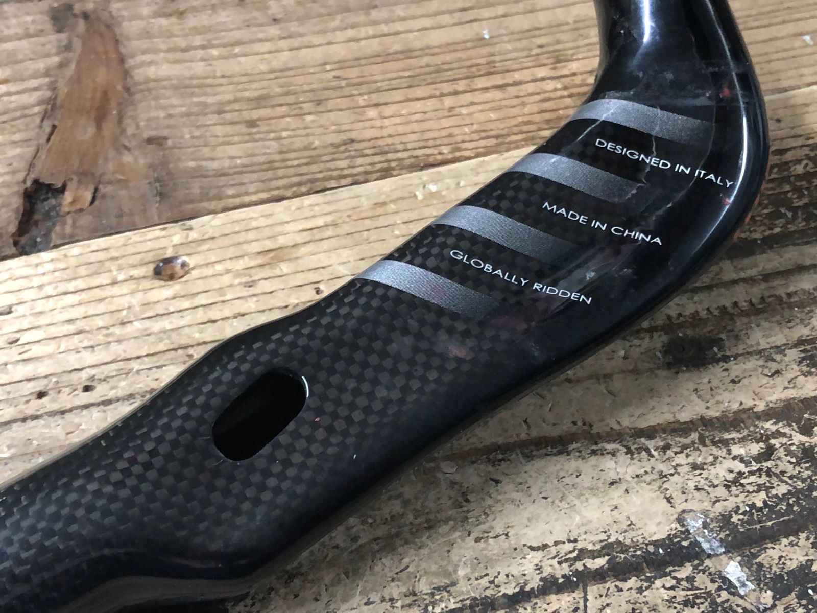 KG141 チネリ cinelli ram カーボン ドロップハンドル エンド部C-C