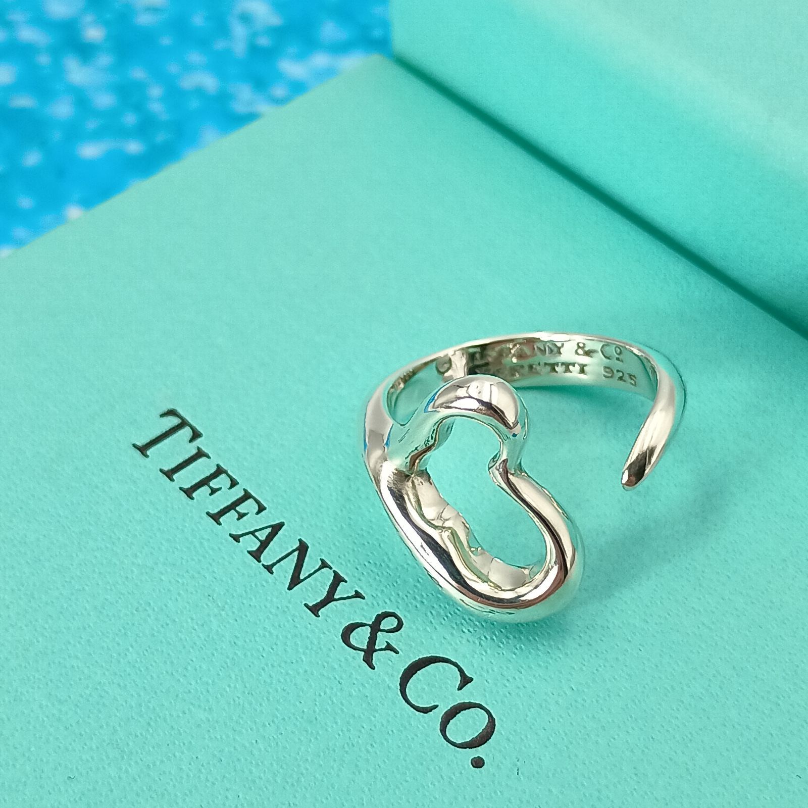 TIFFANY&Co. ティファニー 11号 オープンハート リング 指輪