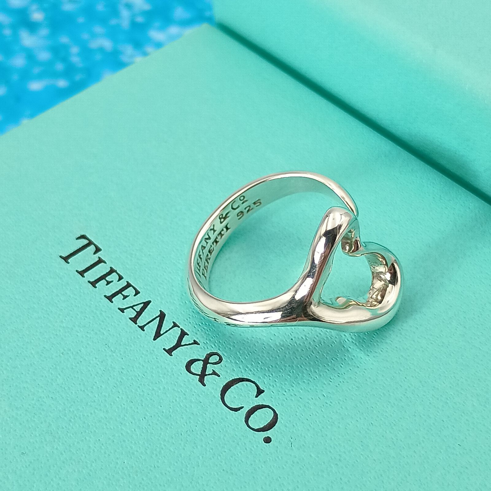 TIFFANY&Co. ティファニー 11号 オープンハート リング 指輪