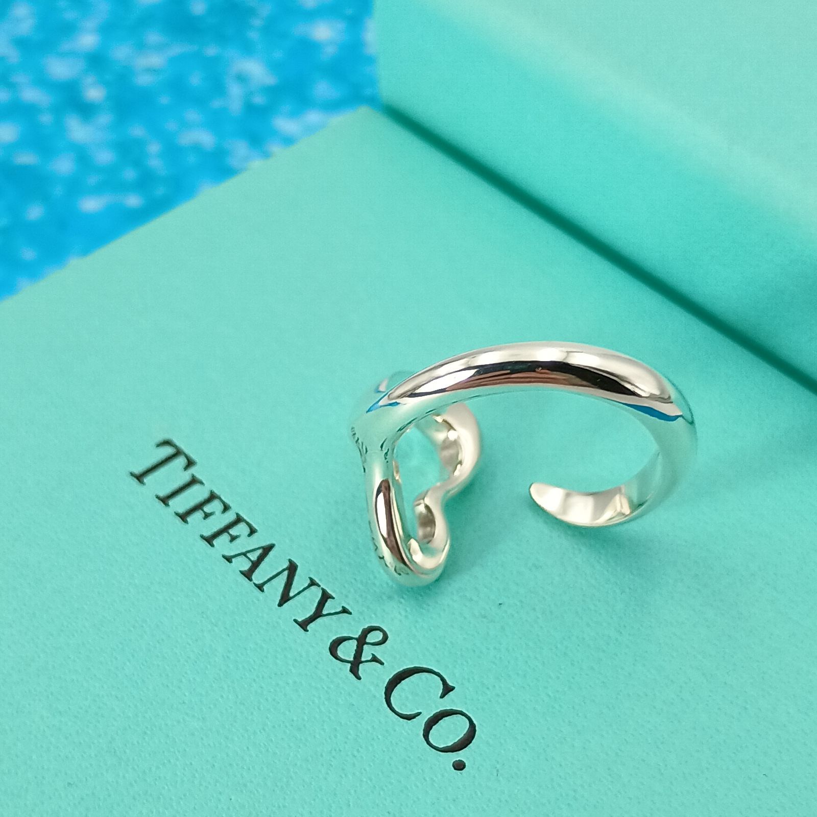TIFFANY&Co. ティファニー 11号 オープンハート リング 指輪