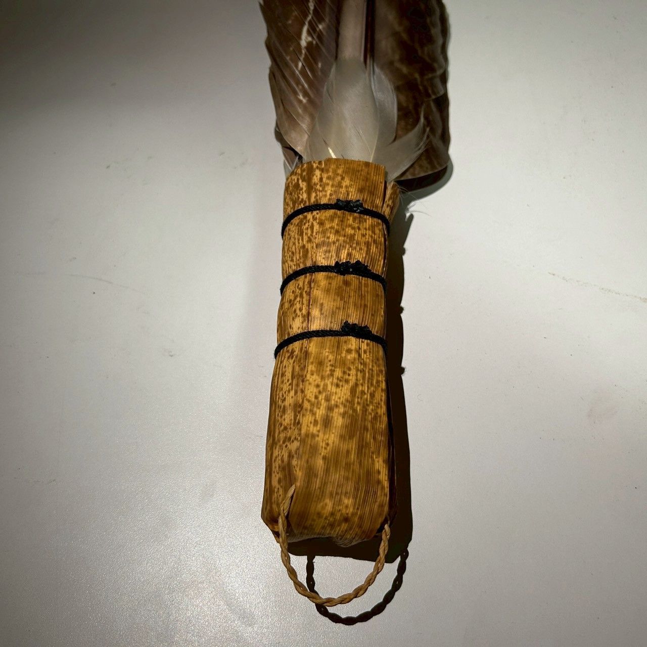 茶道具 御羽箒 羽箒 茶道 羽ぼうき 茶席 茶室 茶器 共箱付き 約55cm