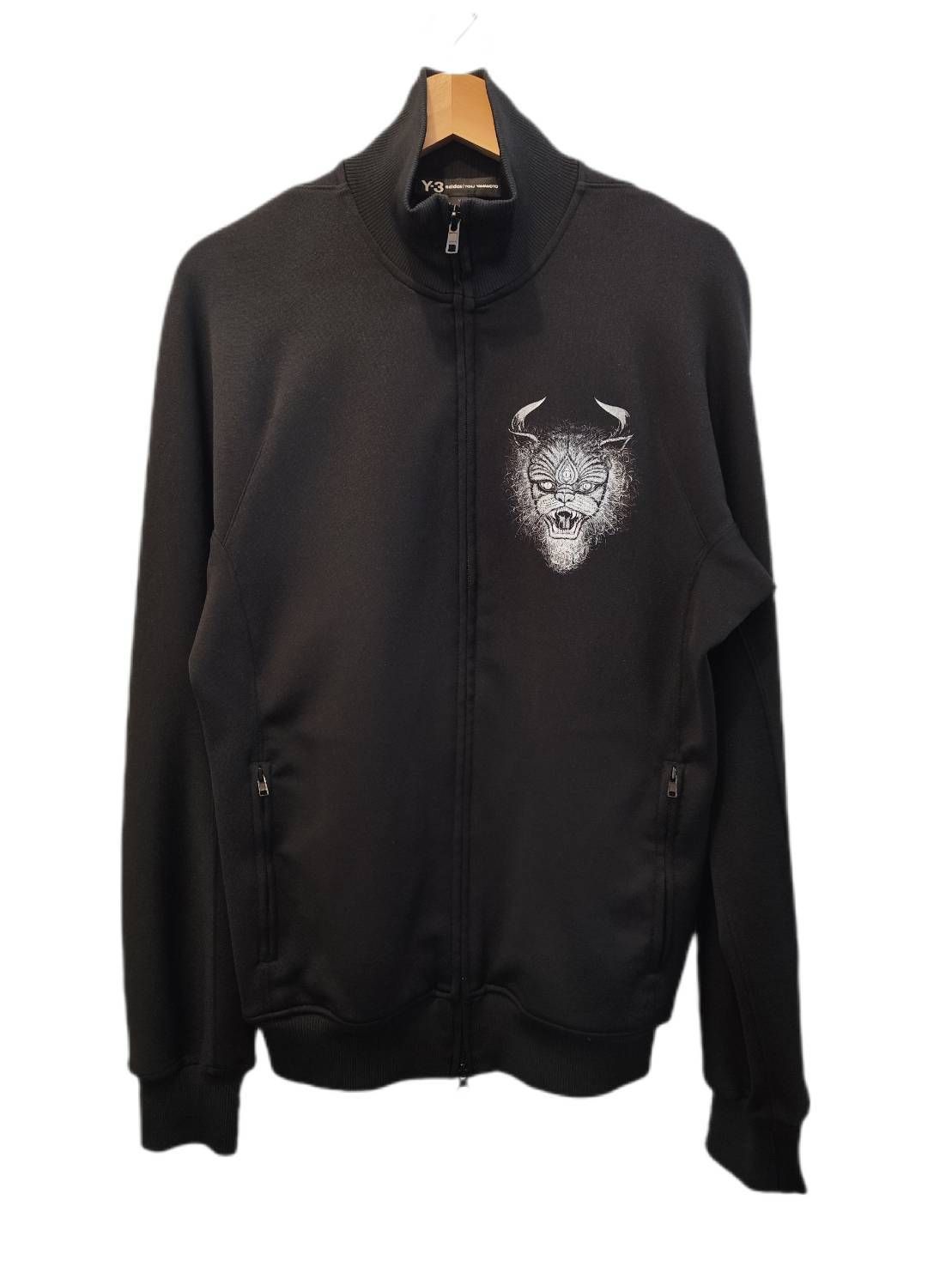 Y-3 トラックジャケット size:M ブラック FP8906 Unisex Track Top Long Sleeves Stand Collar Jacket