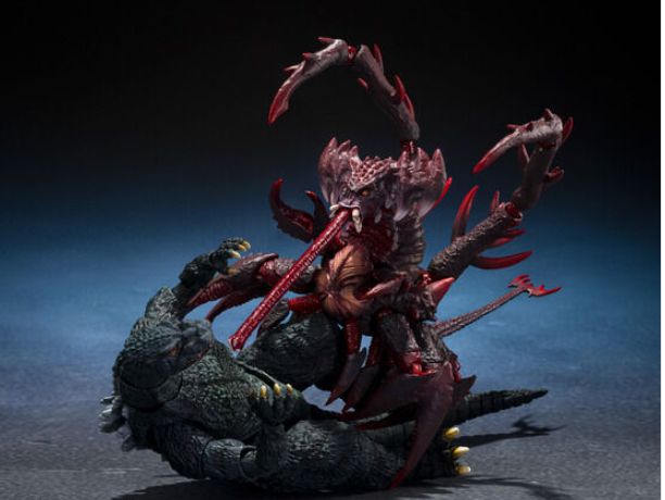 新品未開封 S.H.MonsterArts ゴジラジュニア&デストロイア エボリューションセット