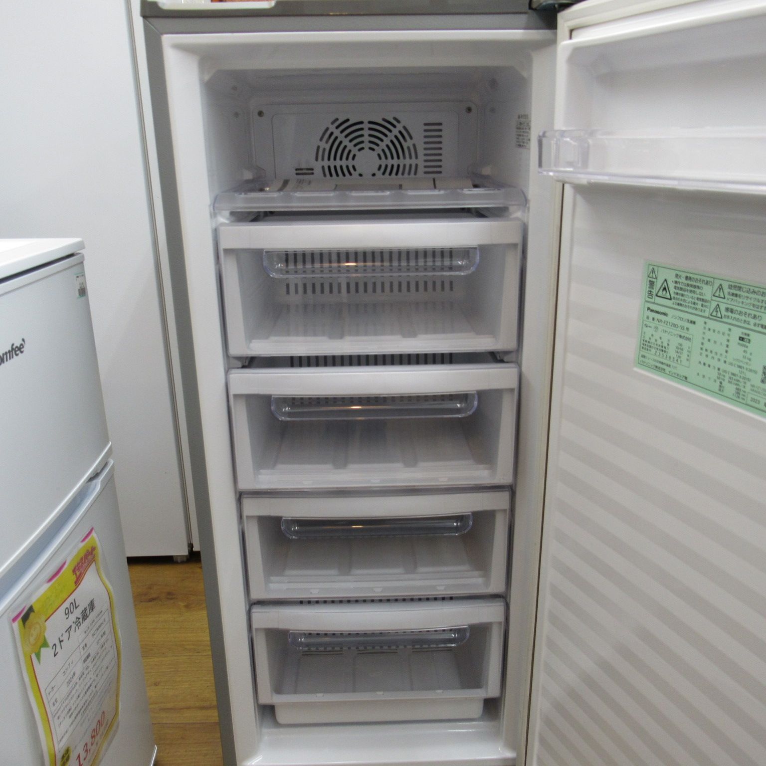 本州限定送料無料！ 中古 121L 1ドア冷凍庫 Panasonic パナソニック