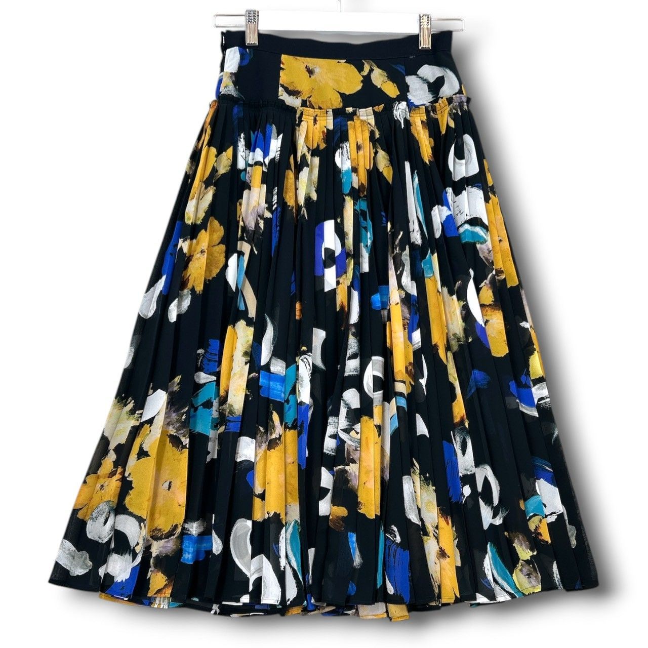 Paul Smith プリーツスカート 38 paul smith ポールスミス 総柄プリーツスカート ロングスカート 花柄