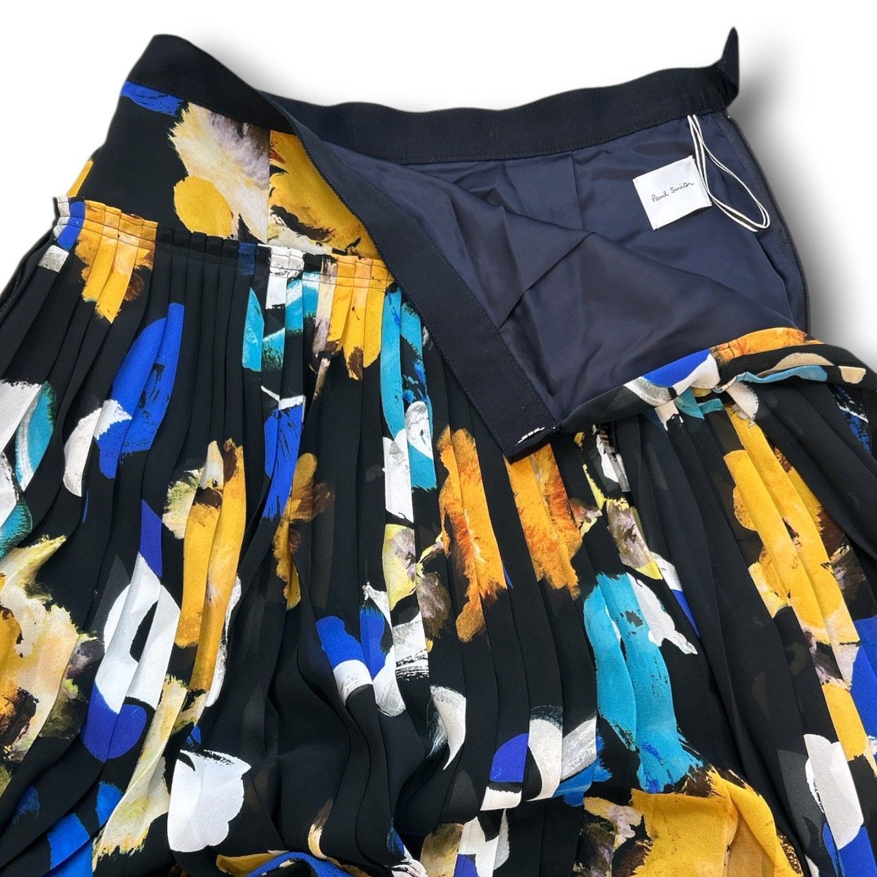 paul smith ポールスミス 総柄プリーツスカート ロングスカート 花柄