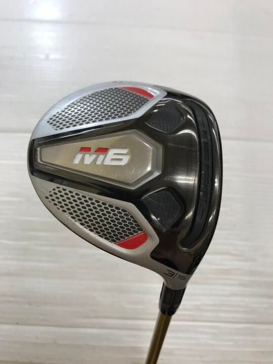 テーラーメイド　M6　15度　ランバックス　TYPE-X　Sフレックス　フェアウェイウッド　中古【最短即日発送】