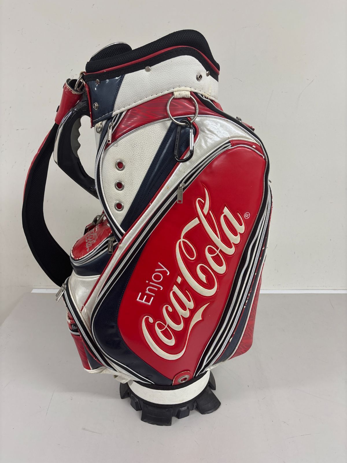 送料無料【訳あり】コカ・コーラ Coca-Cola キャディバッグ ゴルフ