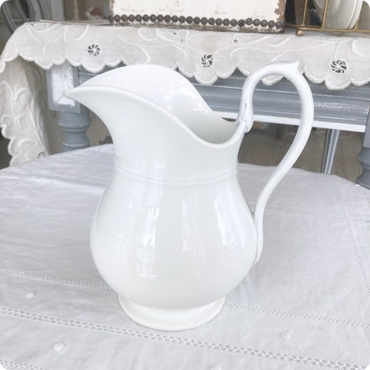 フランスアンティーク ピシェ｜クレイユ＆モントロー 「Creil et Montereau」アンティーク陶磁器 ｜1840‐1876年頃