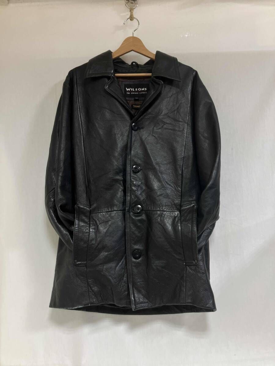 willsons leather レザージャケット 90s サイズM BLK ウィルソンズレザー