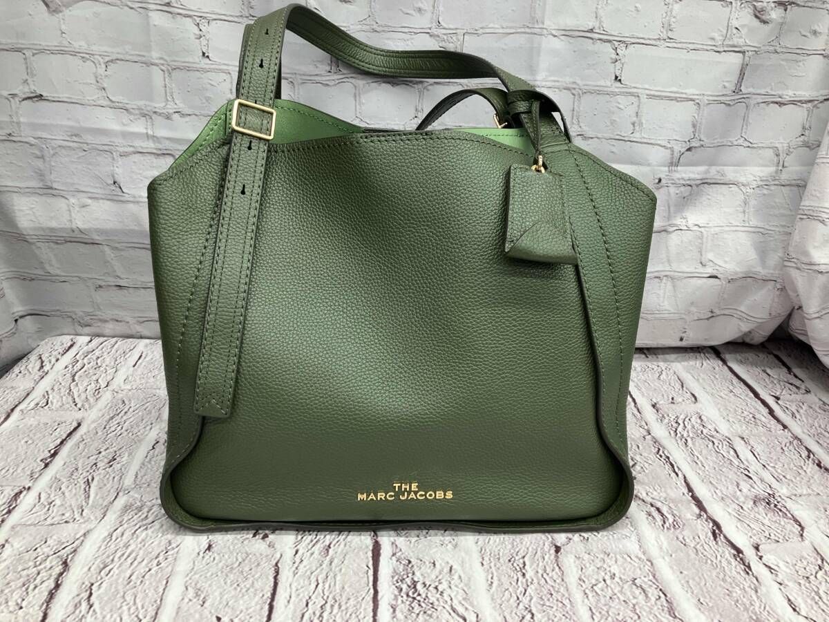 THE MARC JACOBS ザ マークジェイコブストートバッグ 牛革 グリーン